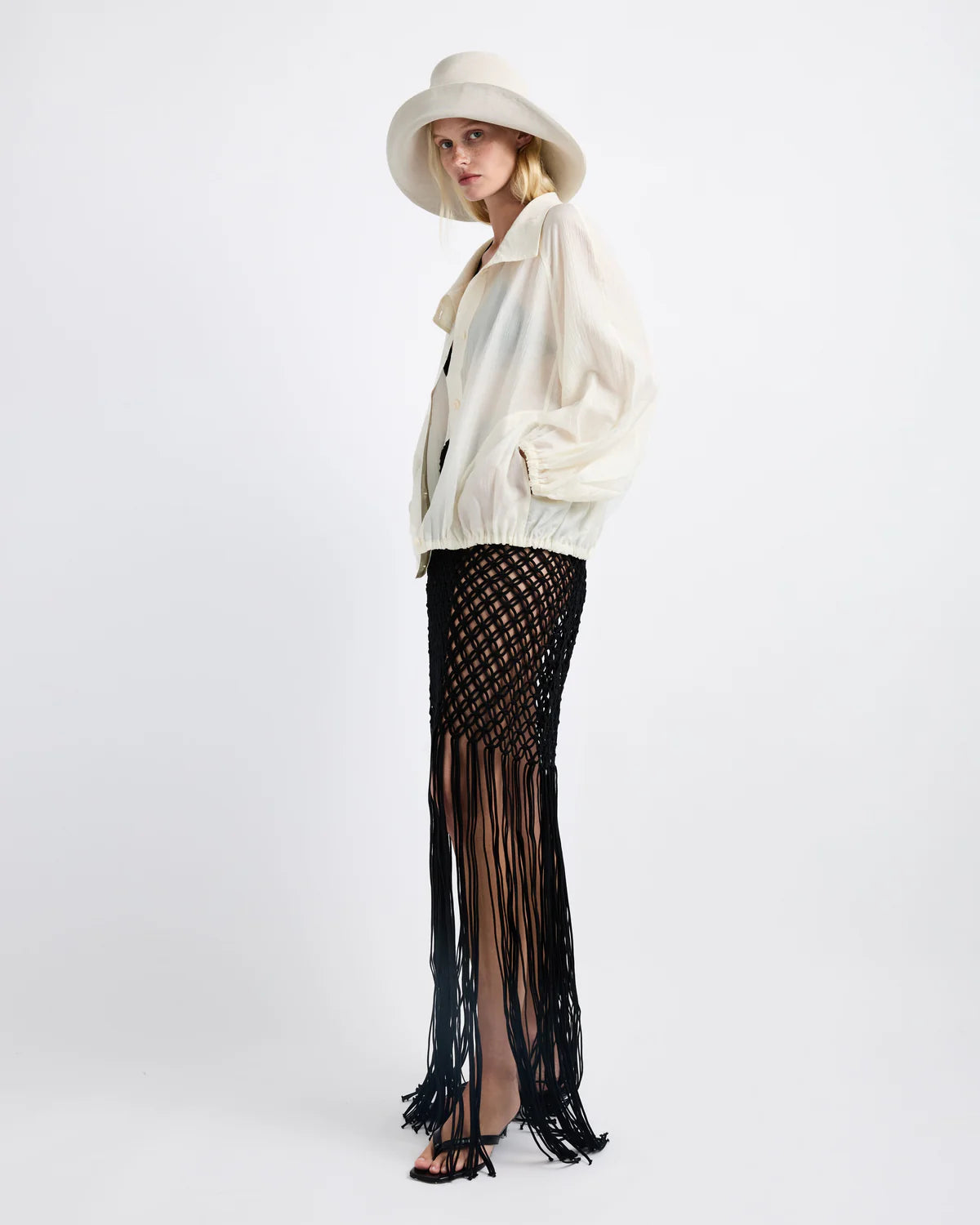 Janessa Leone Walker Hat Natural Canvas