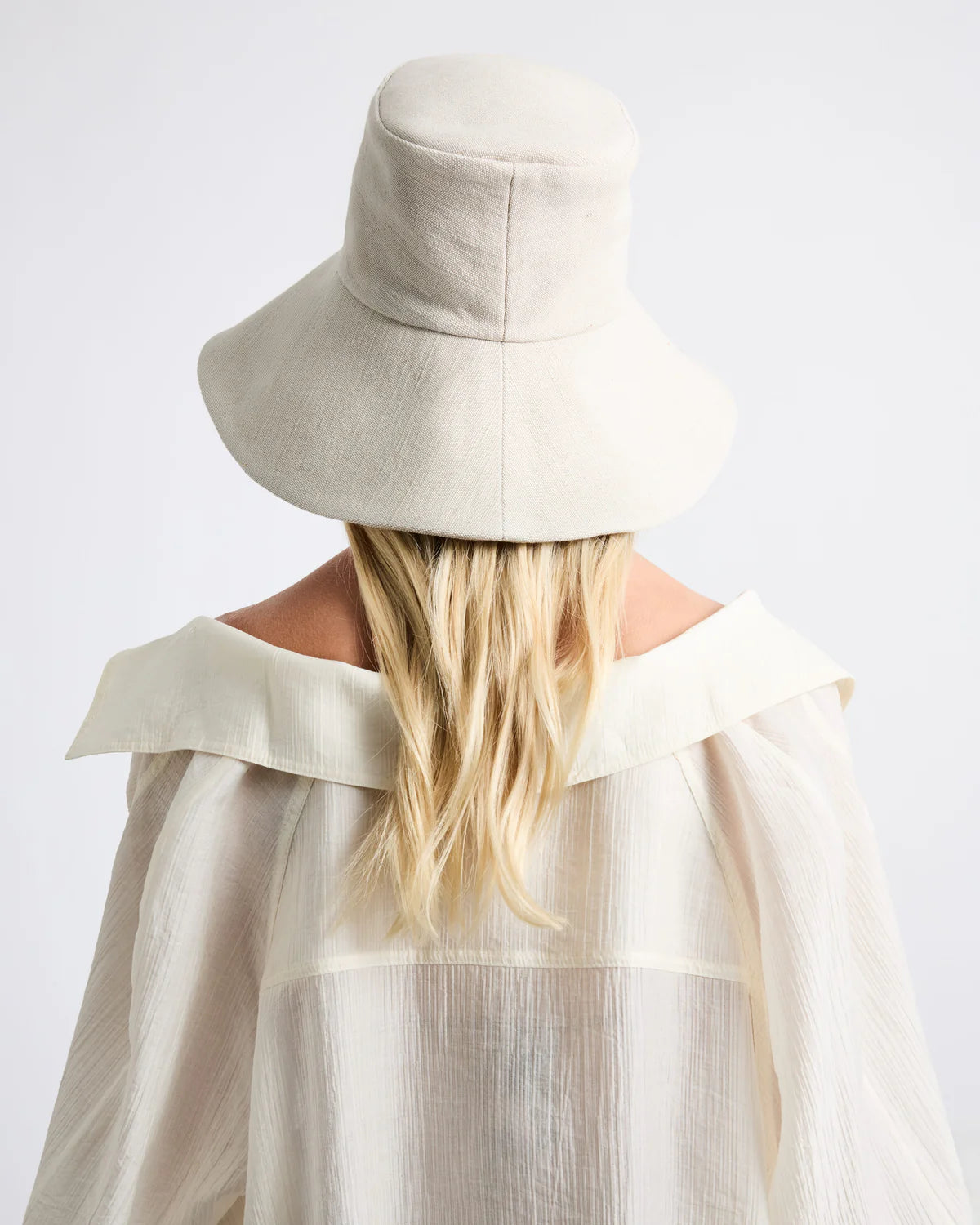Janessa Leone Walker Hat Natural Canvas