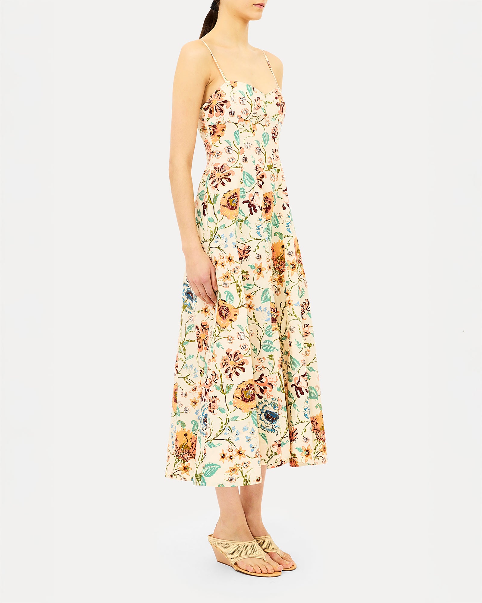 Ulla Johnson Fiora Cami Cotton Dress in Abalone or Agate