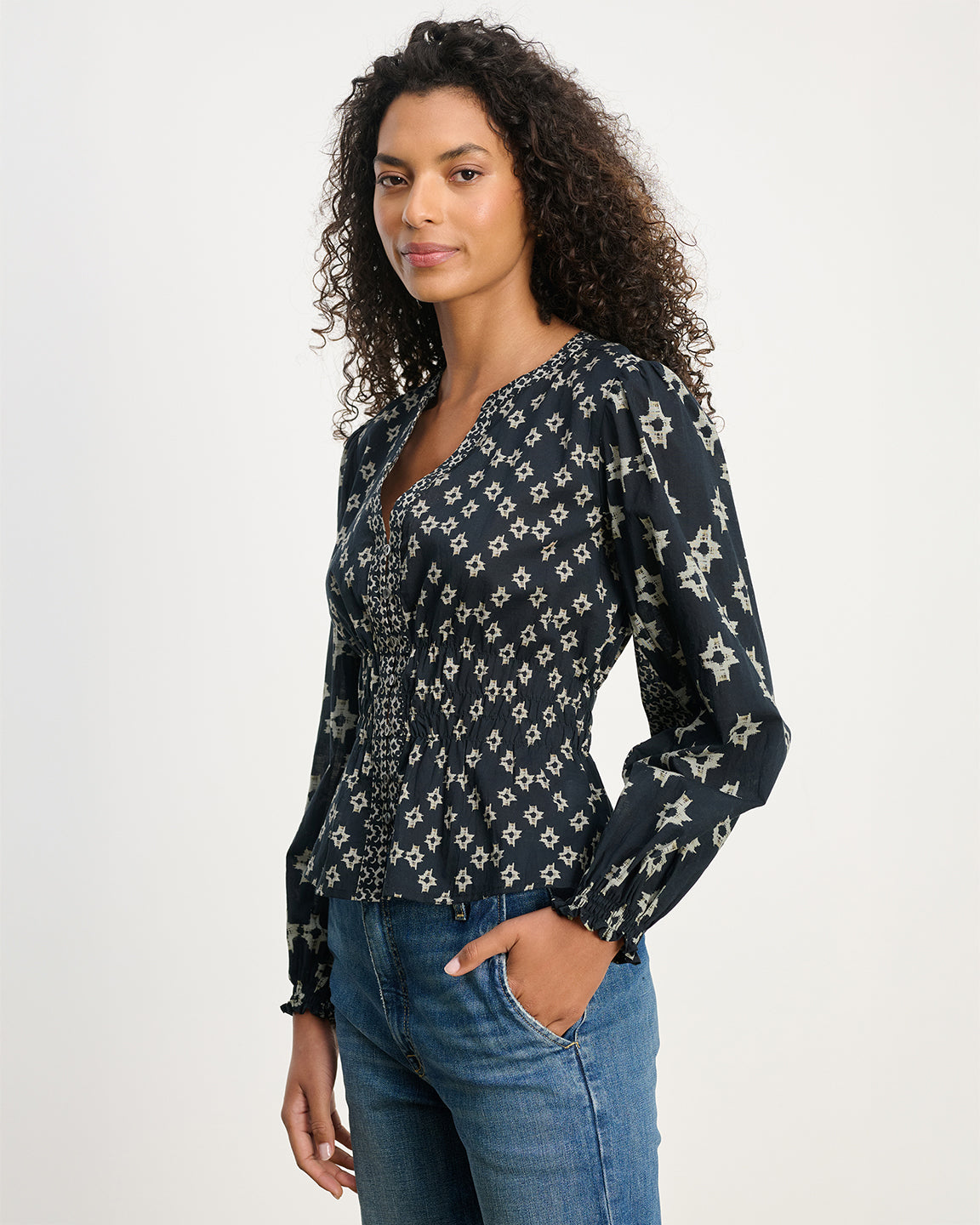 velvet by Graham and Spencer Charlotte Top in Midnight