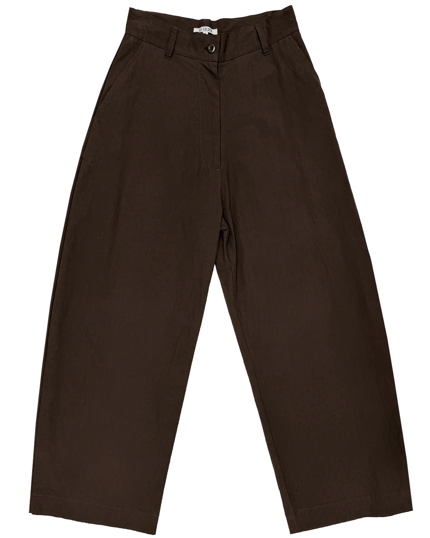Brown pants on a white background