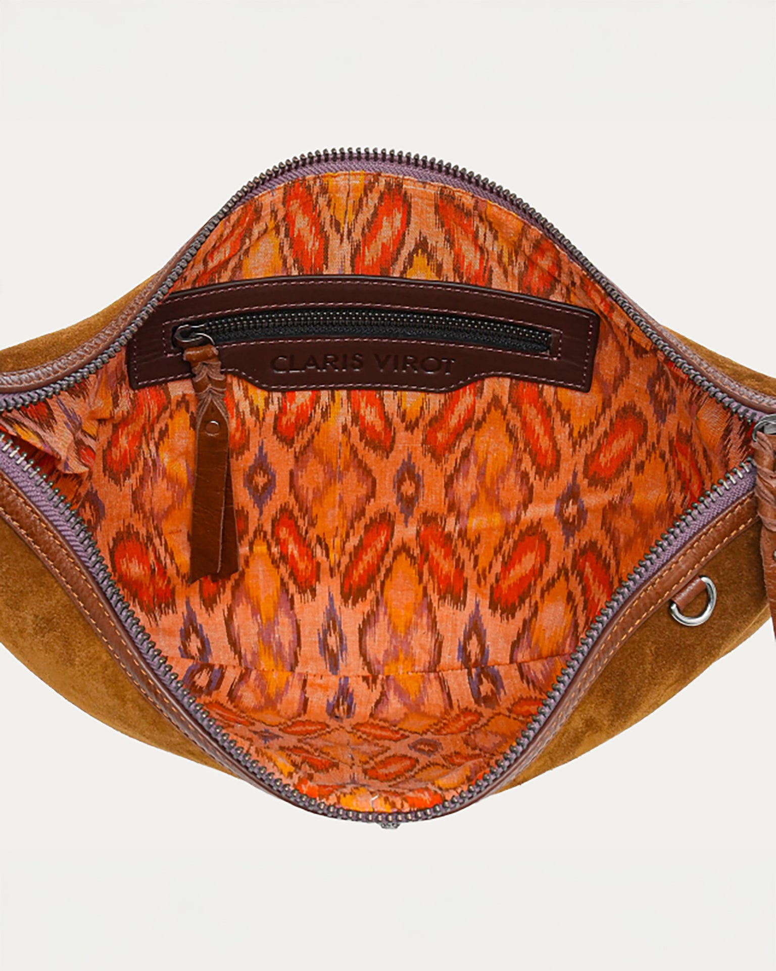 Claris Virot Chris Bag in Tobacco Suede