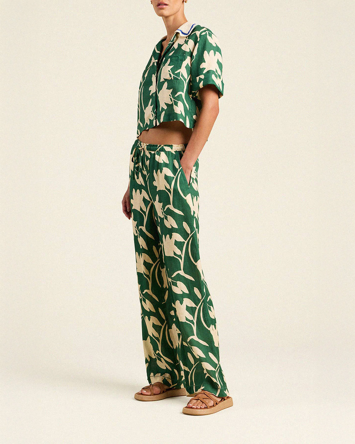 Trovata Birds of Paradis Thia Shirt in Madalena Floral