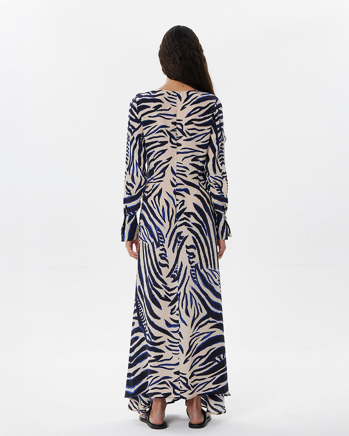 Maria Cher Casares Anouk Long Dress in Wild Ecru