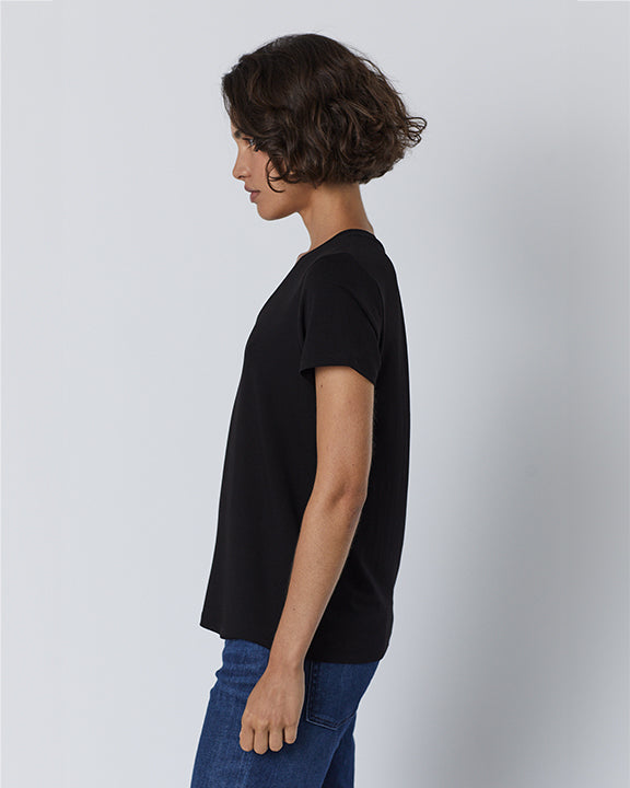 velvet by Graham and Spencer Runyon Modal Jersey Top in Ink