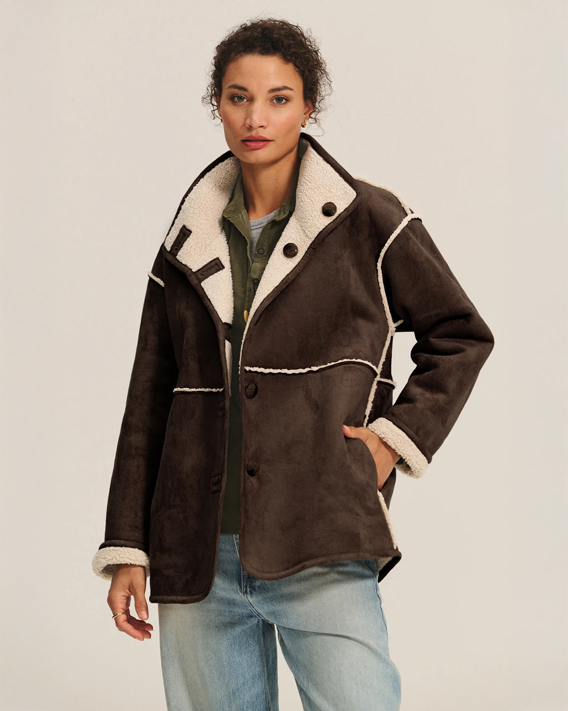 velvet by Graham and Spencer Shona Jacket in Espresso