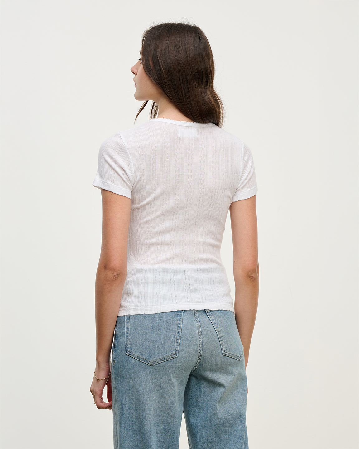 velvet by Graham and Spencer Enati Tee in Ecru