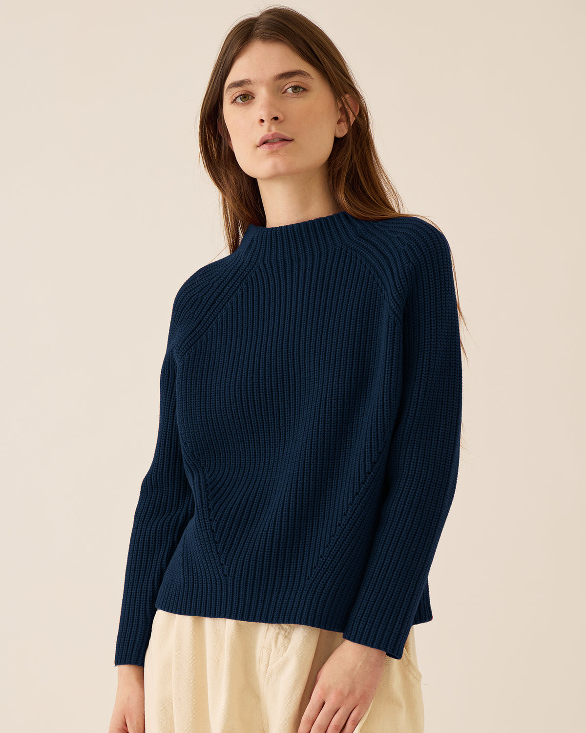 Daphne Solid Cotton Sweater