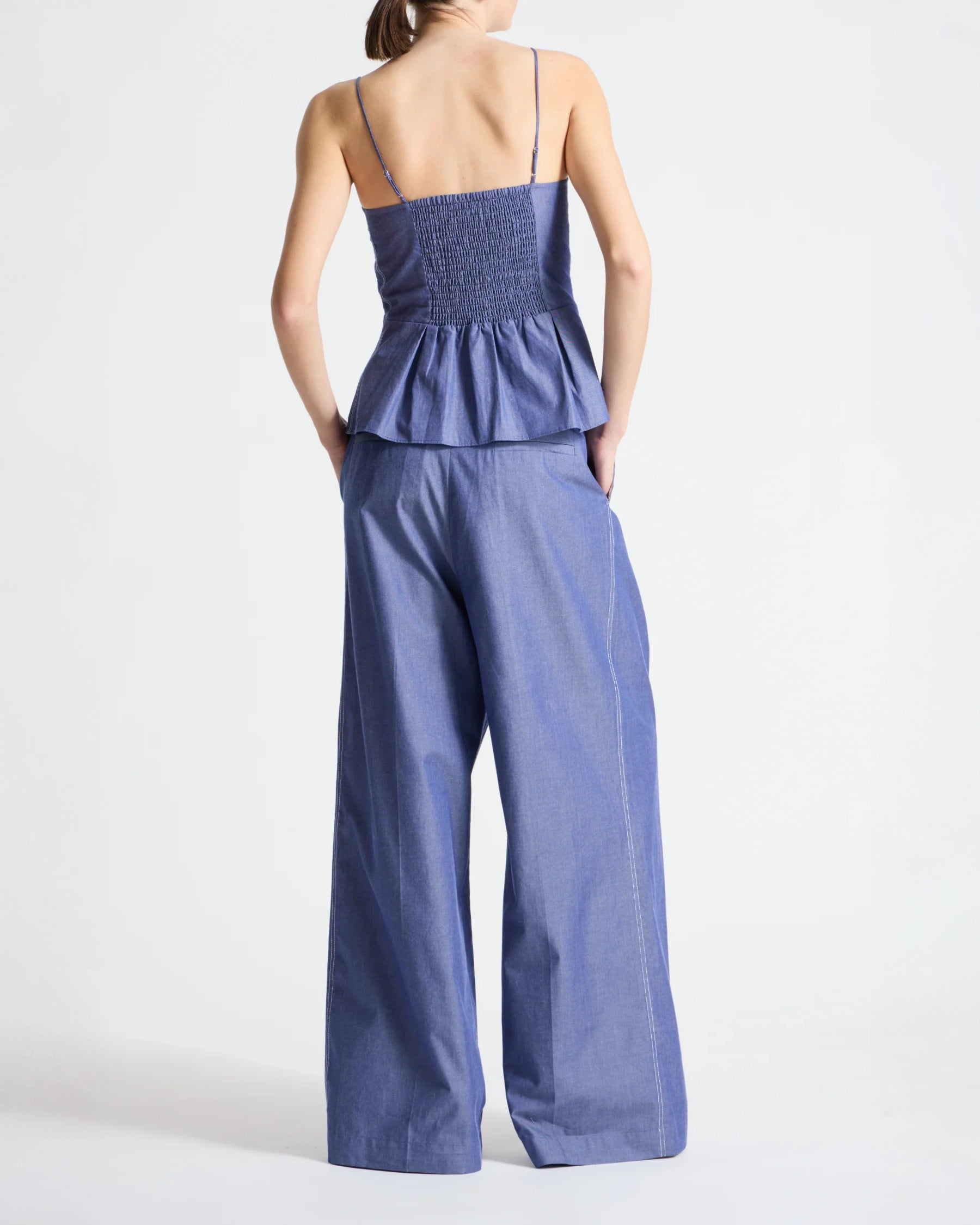 Saint Art Chaya Blouse in Chambray