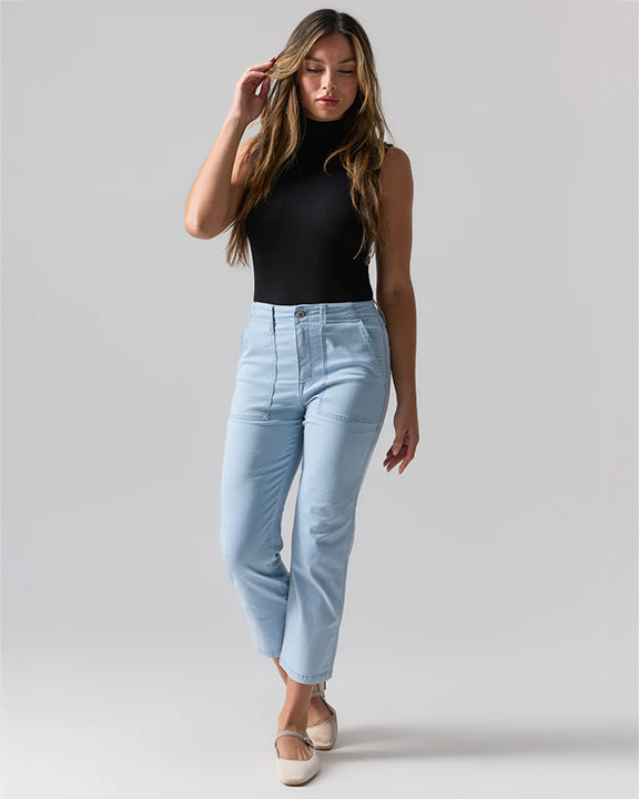 Sanctuary Vacation Crop Pant in Ultra Pale