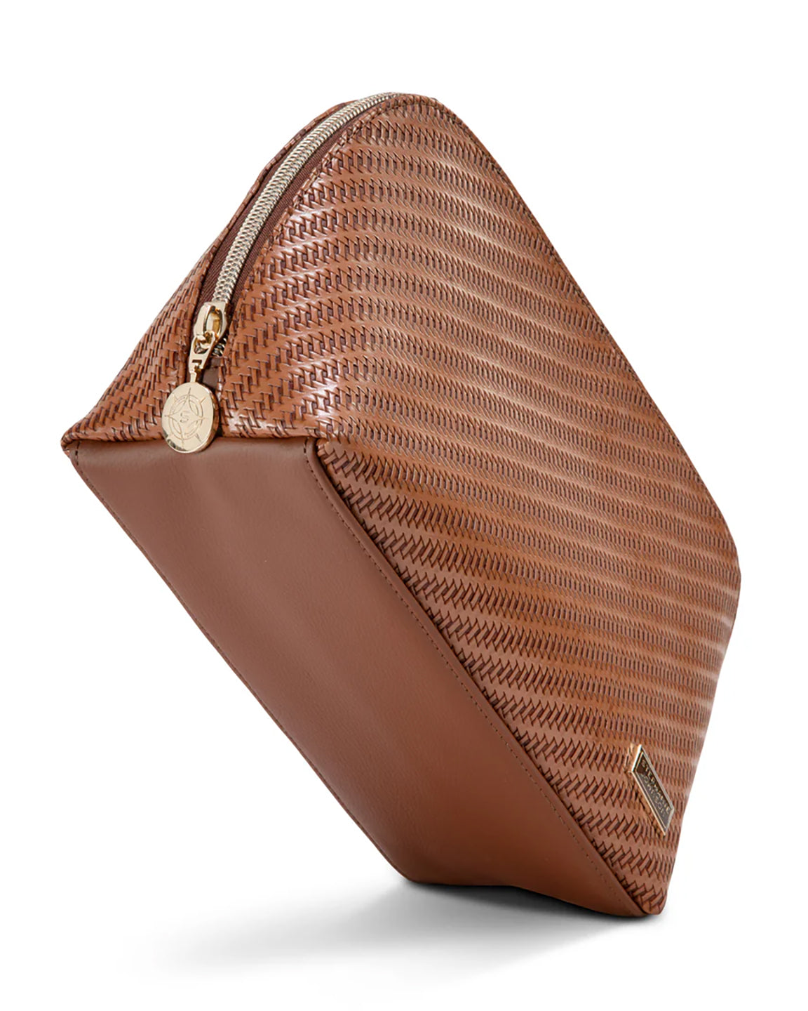 Stephanie Johnson Lola Makeup Bag in Rosewood Cognac