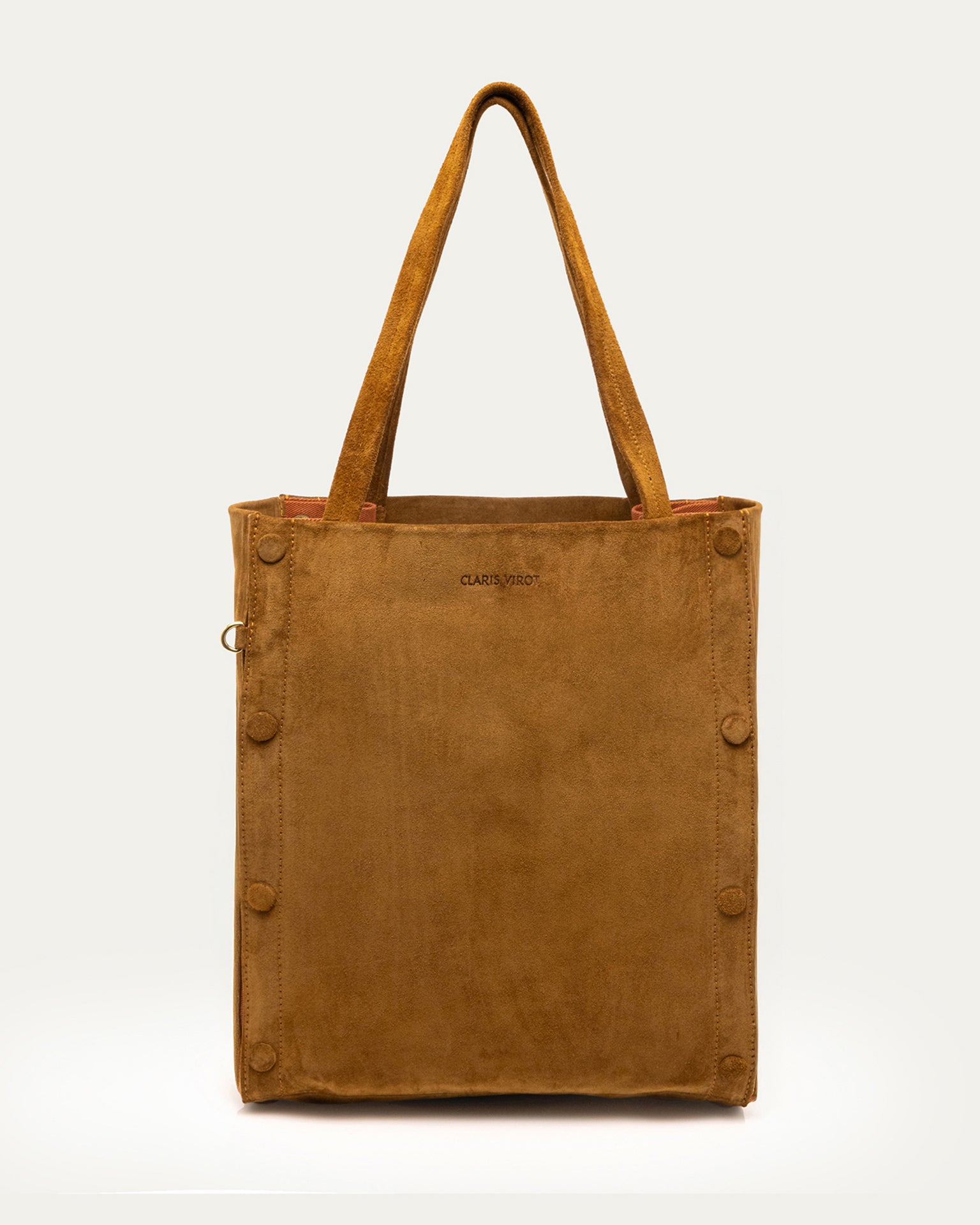 Claris Virot Joseph Bag in Tobacco Terracotta Leather