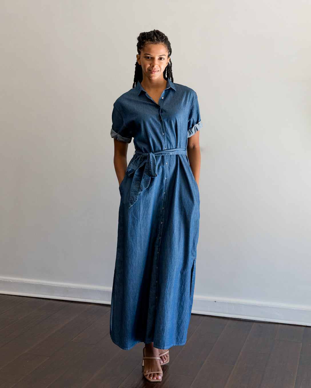 Xirena Linnet Dress in Blue Rinse