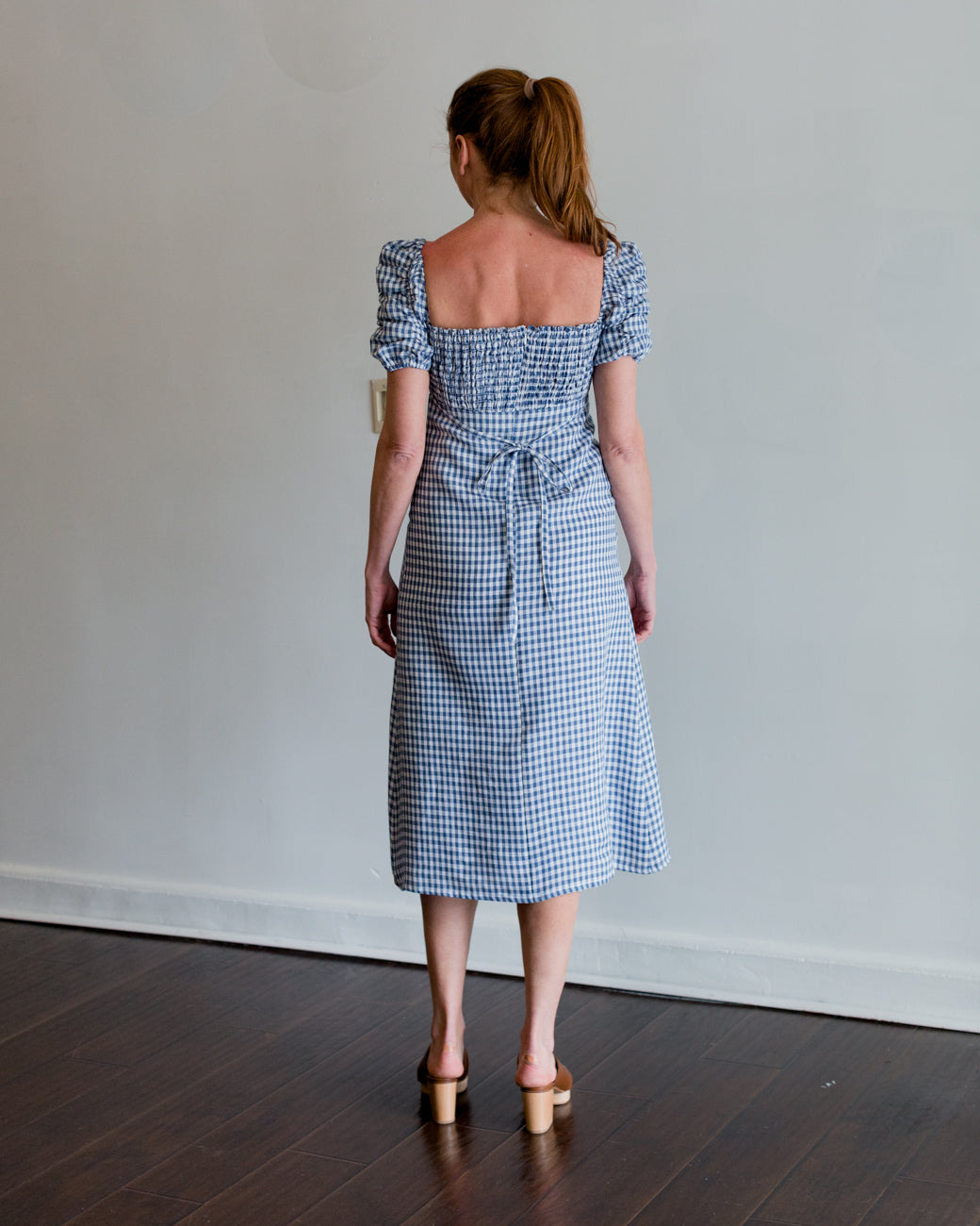 Emerson Fry Gathered Sleeve Dress in Delfini Linen