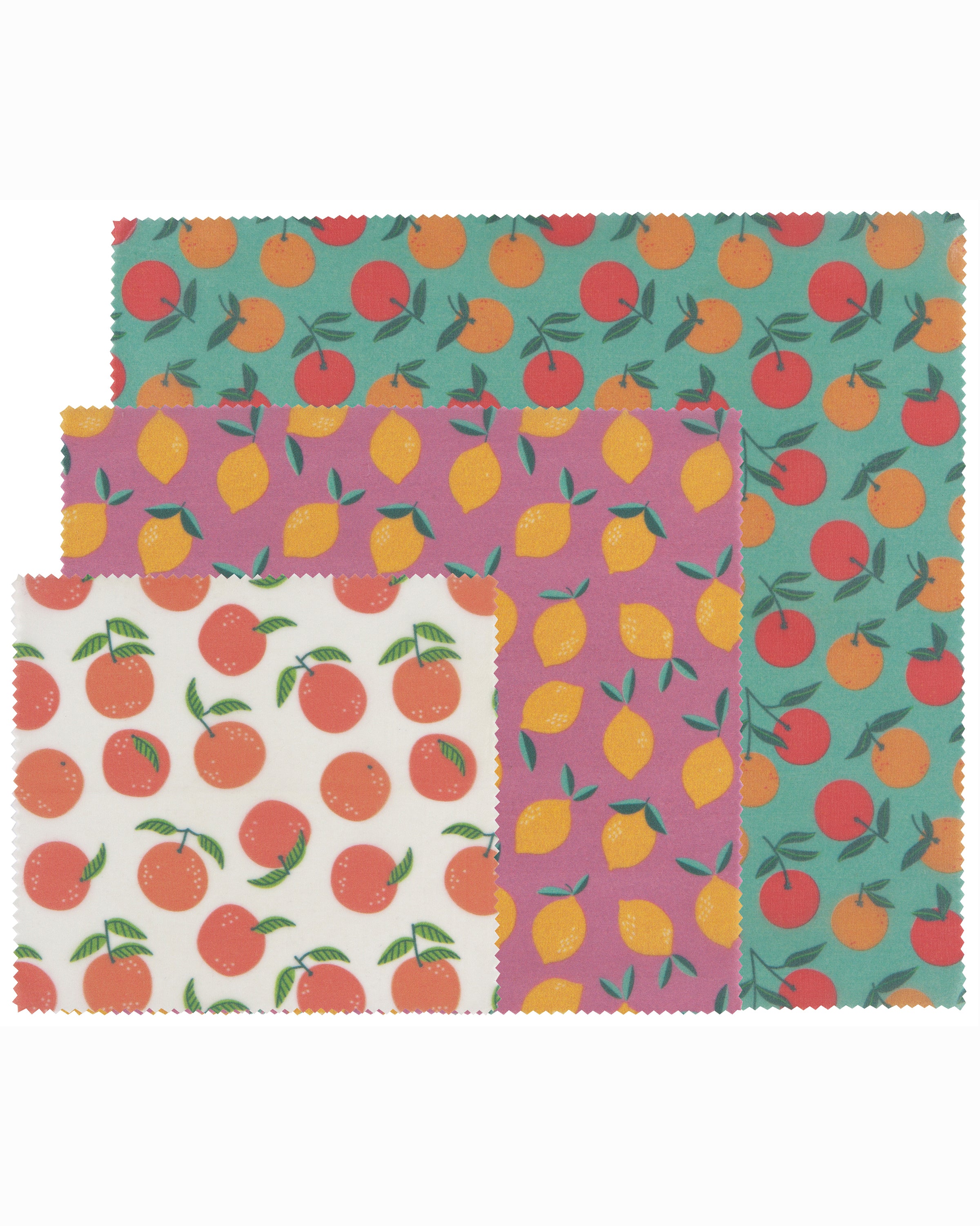 Danica Designs Citrus Beeswax Wraps (Set of 3)