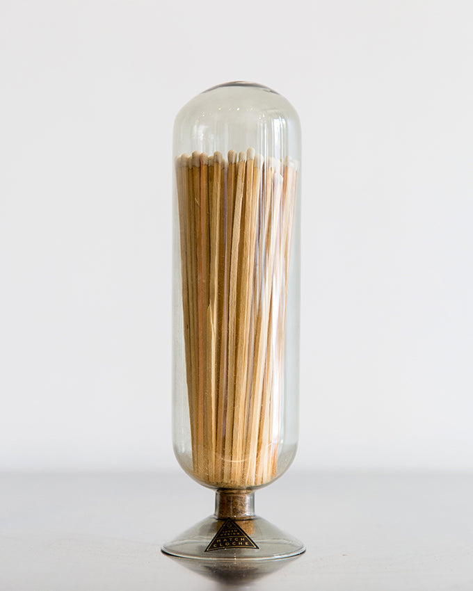 Skeem Fireplace Cloche Matches in Smoke