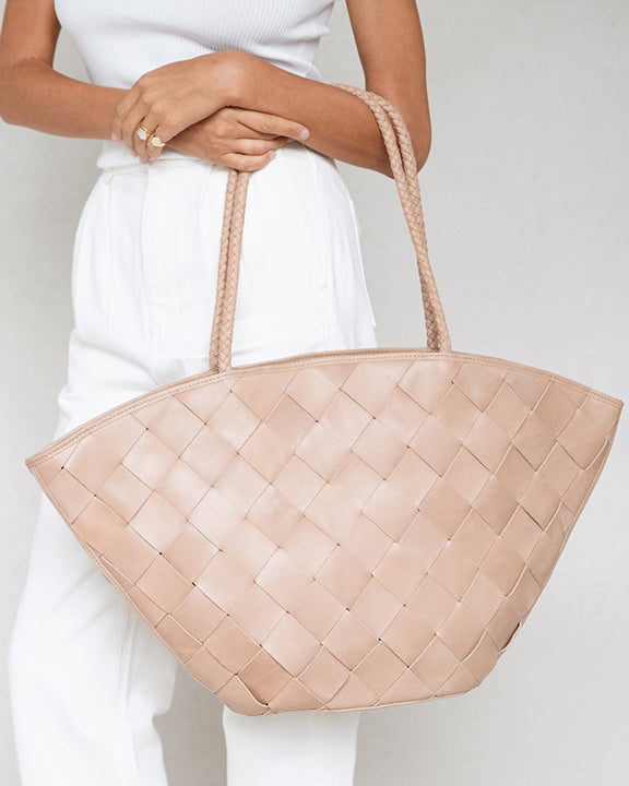 Bembien Gabrielle Grande Woven Leather Tote Bag