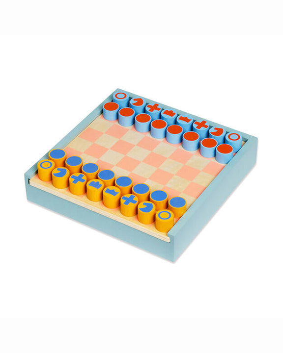 MoMA 2 in 1 Chess and Checkers Set